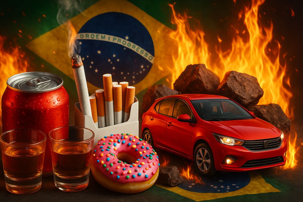 Reforma tributária cria imposto do pecado a partir de 2027 e amplia carga sobre veículos, bebidas, fumo, minerais e jogos