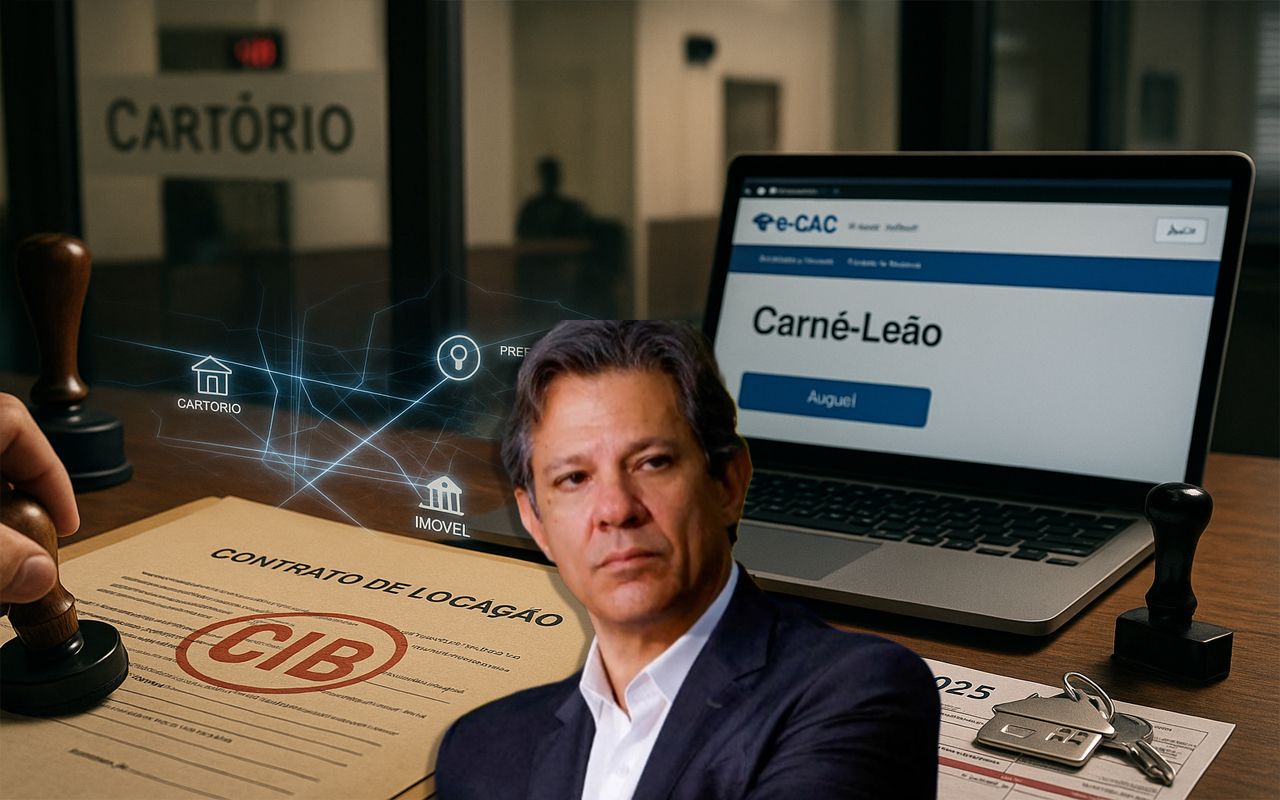 O “jeitinho” com aluguel acabou, agora a Receita liga CIB e Sinter e rastreia cada locação, veja o passo a passo para declarar no Carnê-Leão e evitar a malha fina