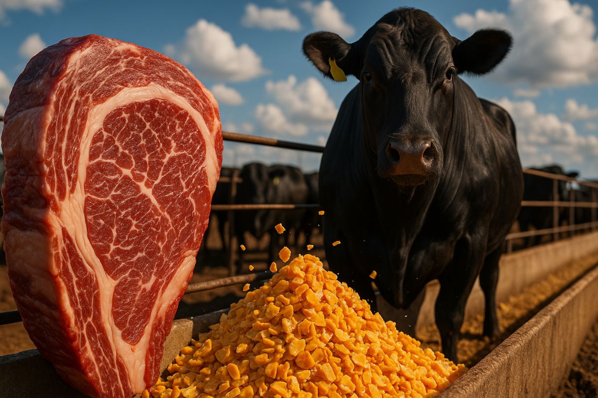 No RS, Wagyu e Angus em confinamento de precisão com milho floculado e ultrassom de carcaça revelam o segredo da carne mais nobre do mundo.