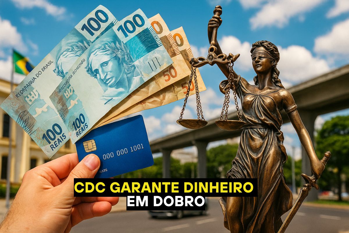 Se você já pagou uma cobrança errada, saiba que a lei obriga empresas a devolverem em dobro, com juros e correção, direto no seu bolso