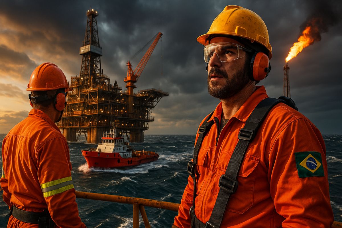 As três vagas offshore exigem escala 14x14, base em Rio das Ostras (RJ) e certificações específicas — com inscrições até 31/12/2025 e benefícios extensivos a dependentes.