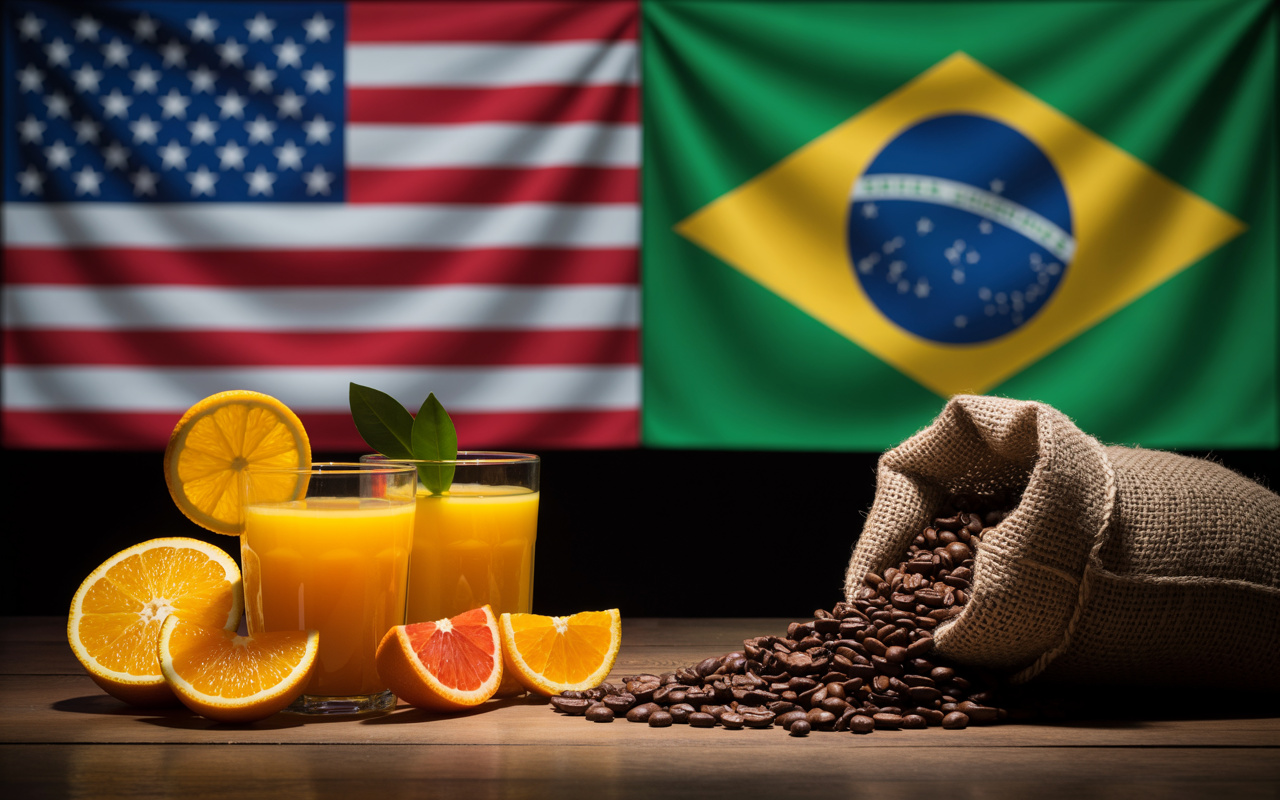 Por que os EUA pouparam o suco de laranja brasileiro da tarifa, mas penalizaram o café