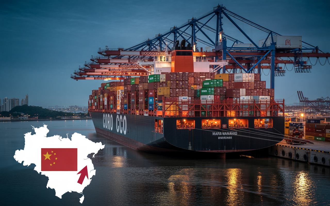 Cofco, colosso chinês do agronegócio, mira compra do Porto São Luís da Cosan. Terminal estratégico no Maranhão pode virar porta de saída do Brasil direto para a Ásia