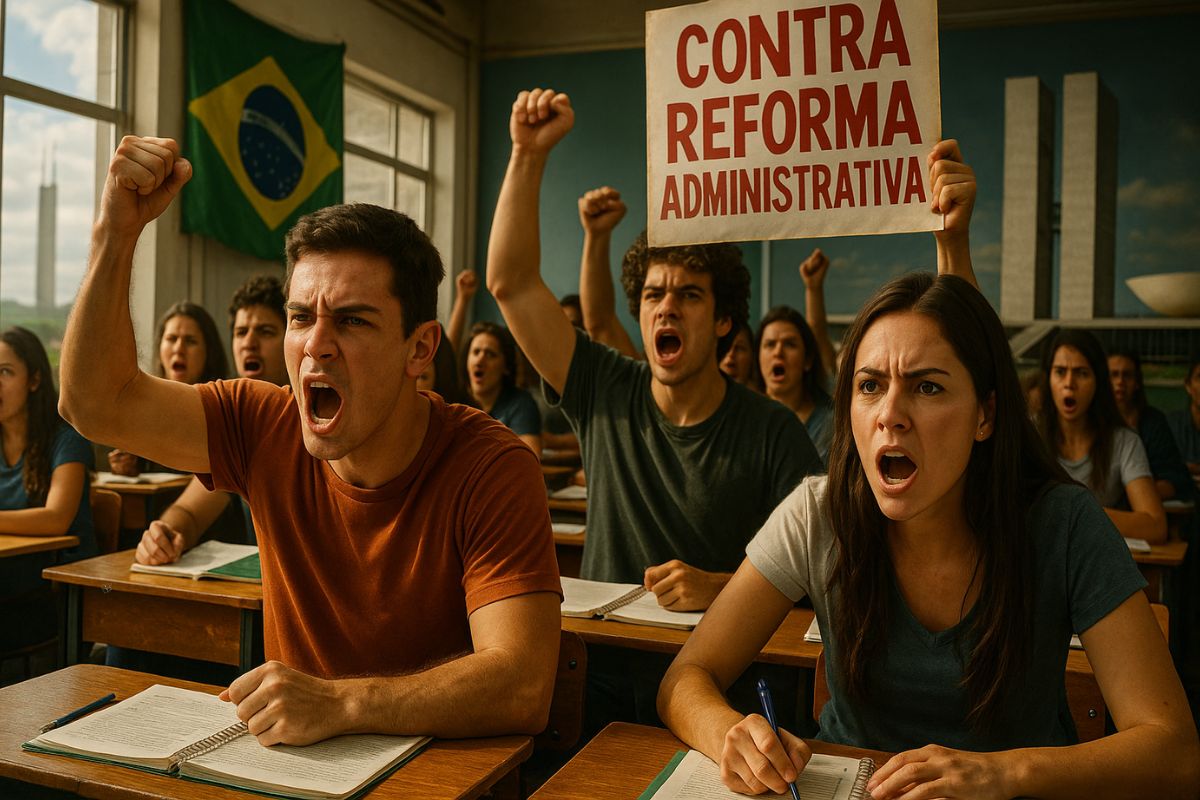 Os maiores cursinhos do Brasil só se manifestaram contra a reforma administrativa após pressão direta de alunos, revelando o peso político e econômico do setor na disputa.