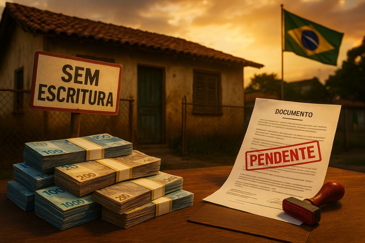 Regularizar um imóvel sem escritura pode custar de R$ 10 mil a R$ 15 mil e levar meses ou até anos, mas é indispensável: sem registro em cartório, o dono nunca é reconhecido legalmente, mesmo pagando IPTU.