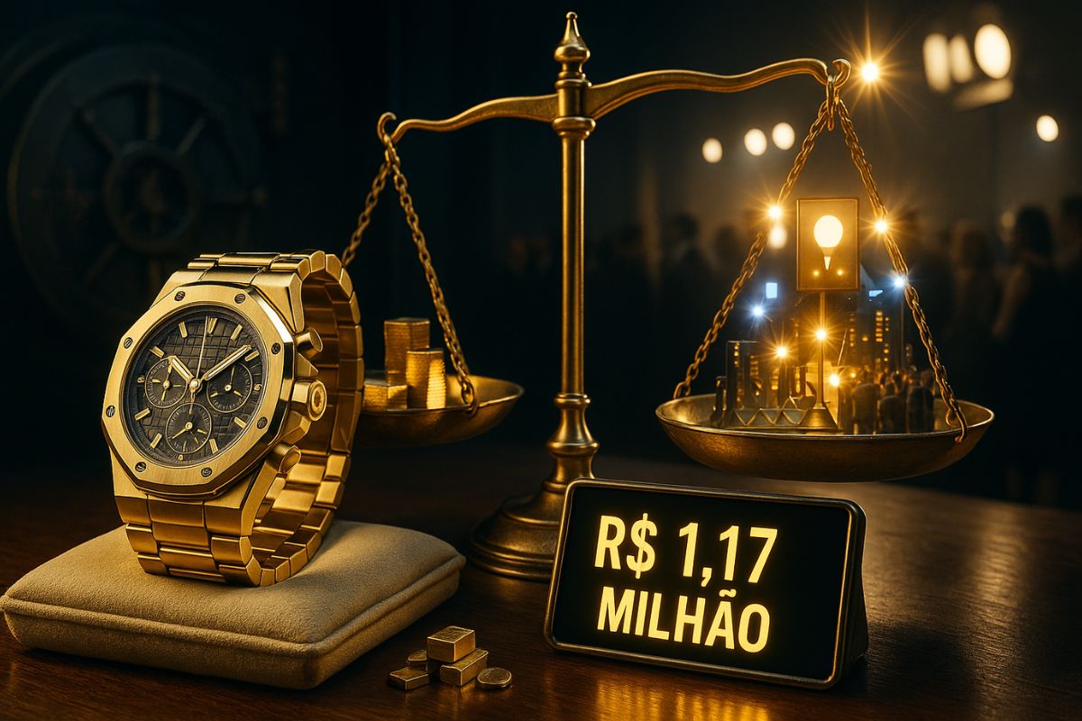 Especialistas revelam que 62% do preço de um relógio de luxo vai para marketing, exclusividade e escassez criada artificialmente