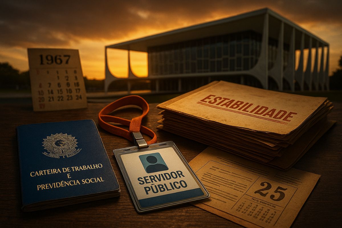Reforma administrativa reacende debate: criação de vínculos temporários de até 10 anos pode fragilizar a estabilidade dos servidores públicos, lembrando a mudança da CLT com o FGTS em 1967. Entenda riscos e impactos para concursos e carreiras de Estado.