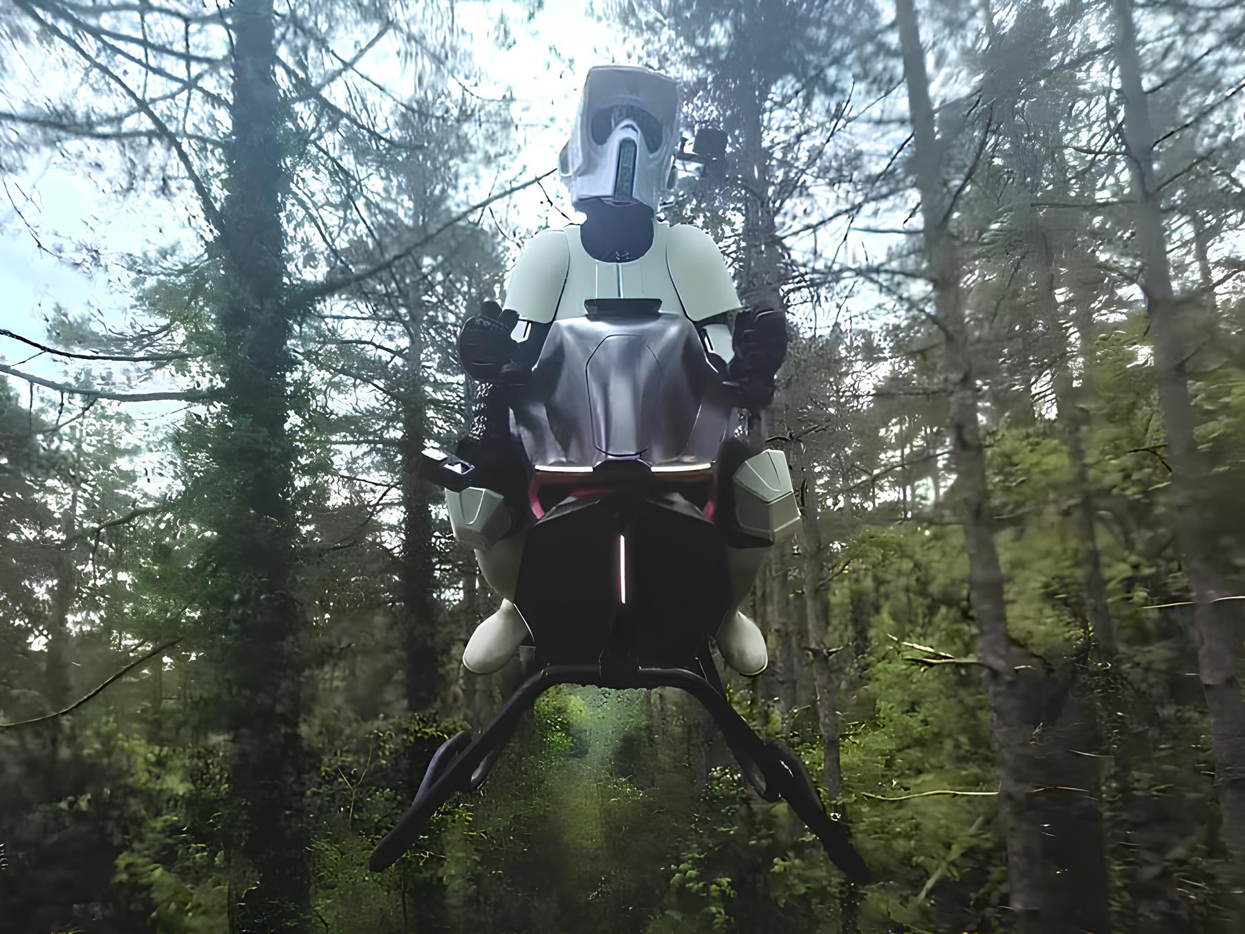 Star Wars na vida real: empresa apresenta speeder bike funcional com jatos que alcança 200 km/h e promete revolucionar a mobilidade do futuro