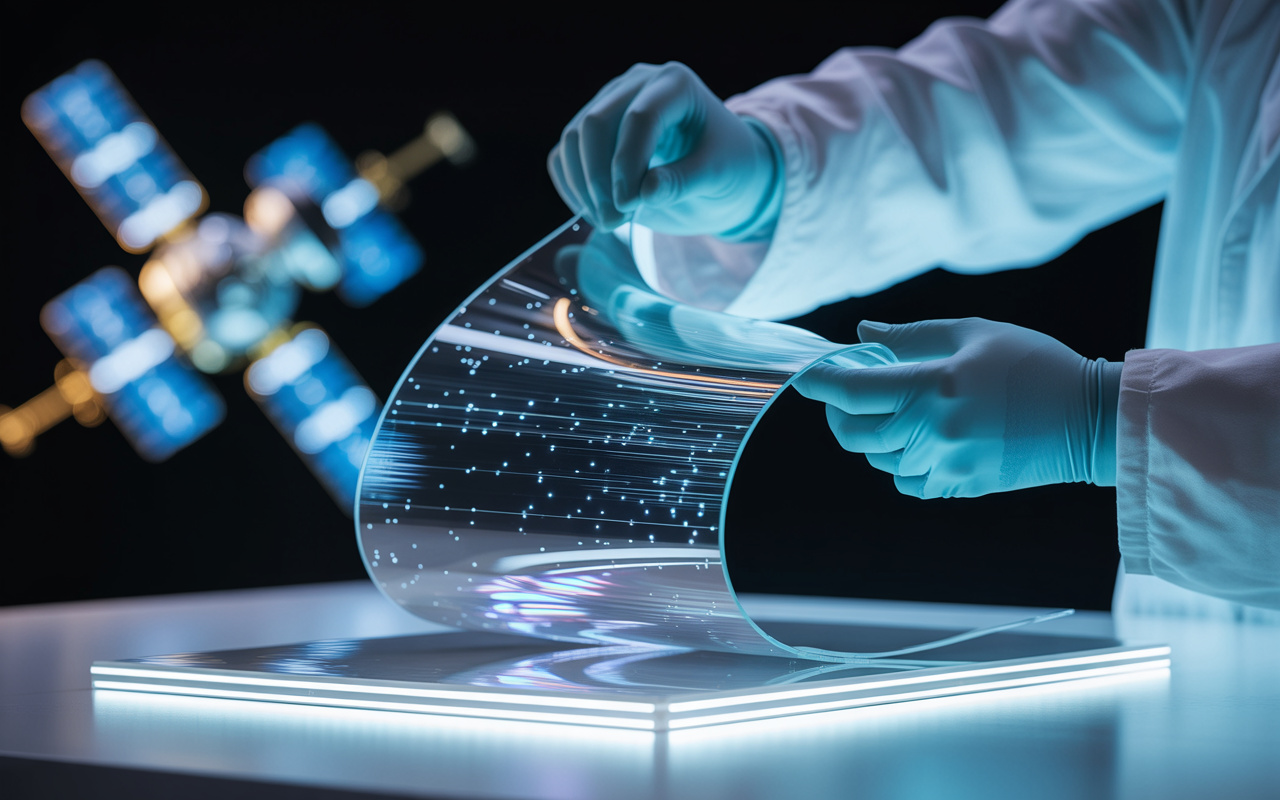 Surge um vidro tão fino e flexível que pode ser dobrado como plástico e é mais leve que papel, com potencial para transformar telas e satélites