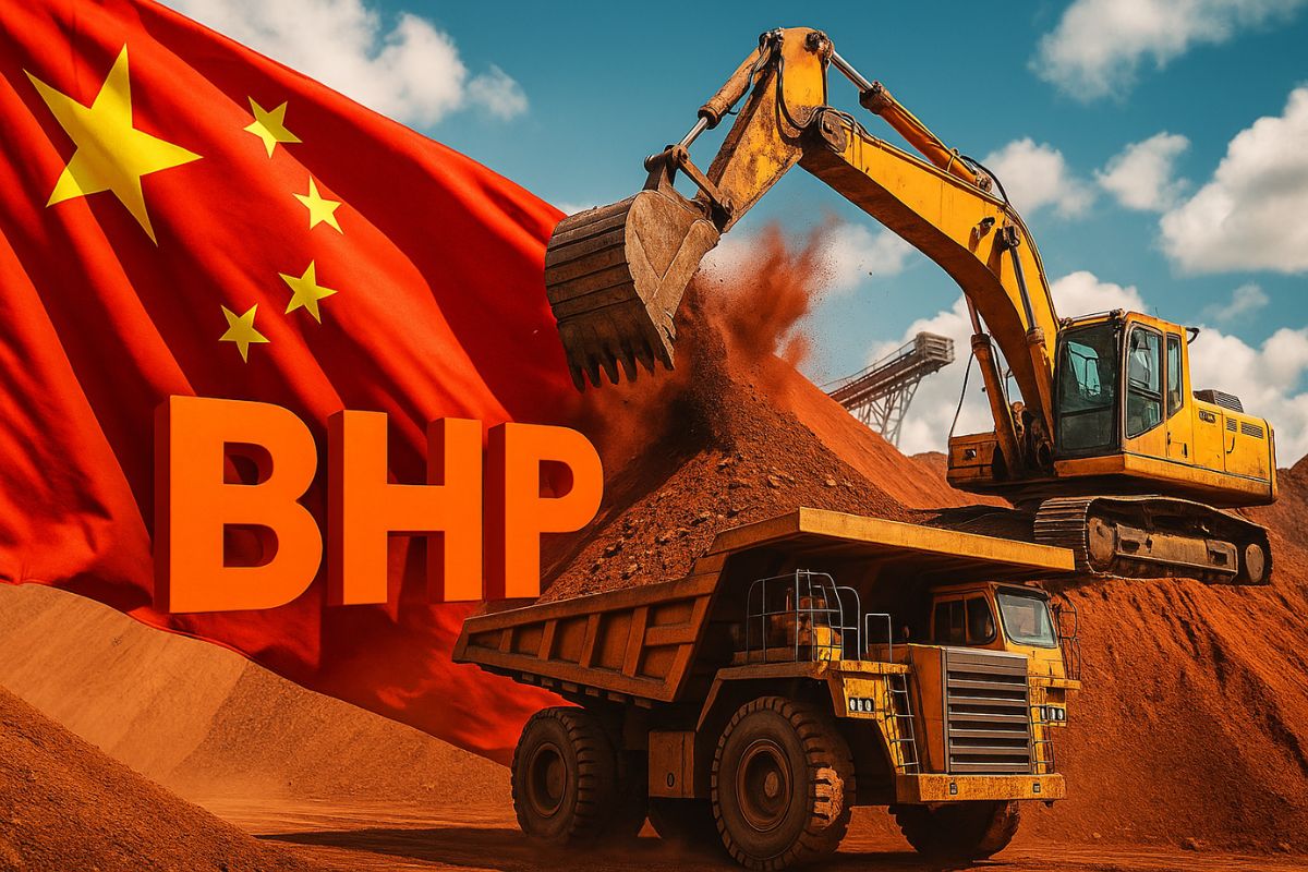 China suspende compras de minério de ferro da BHP, expõe riscos globais e acende alerta para Vale e Rio Tinto no mercado internacional.