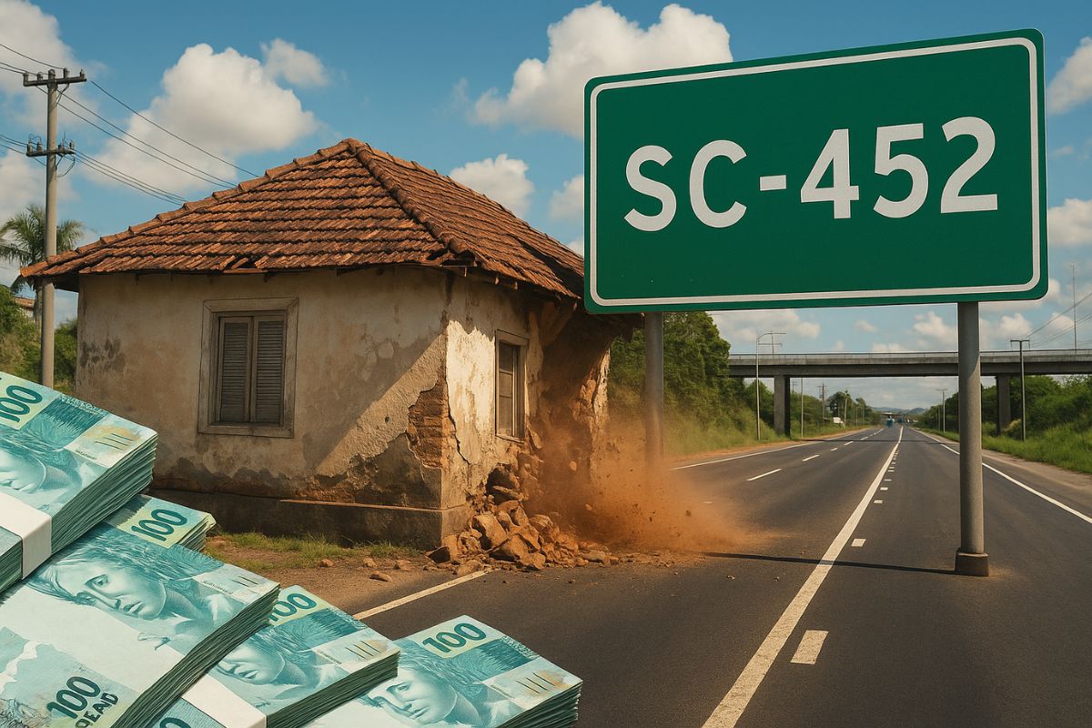 TJ-SC decide que herdeiros não têm direito a indenização por imóvel cortado pela SC-452, aplicando o Tema 1.004 do STJ sobre desapropriação indireta.