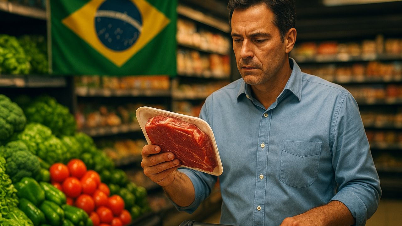 Tarifaço de Trump prejudica exportador, mas alivia bolso do brasileiro: carne vermelha cai 3,4% e legumes 6,7% com maior oferta interna