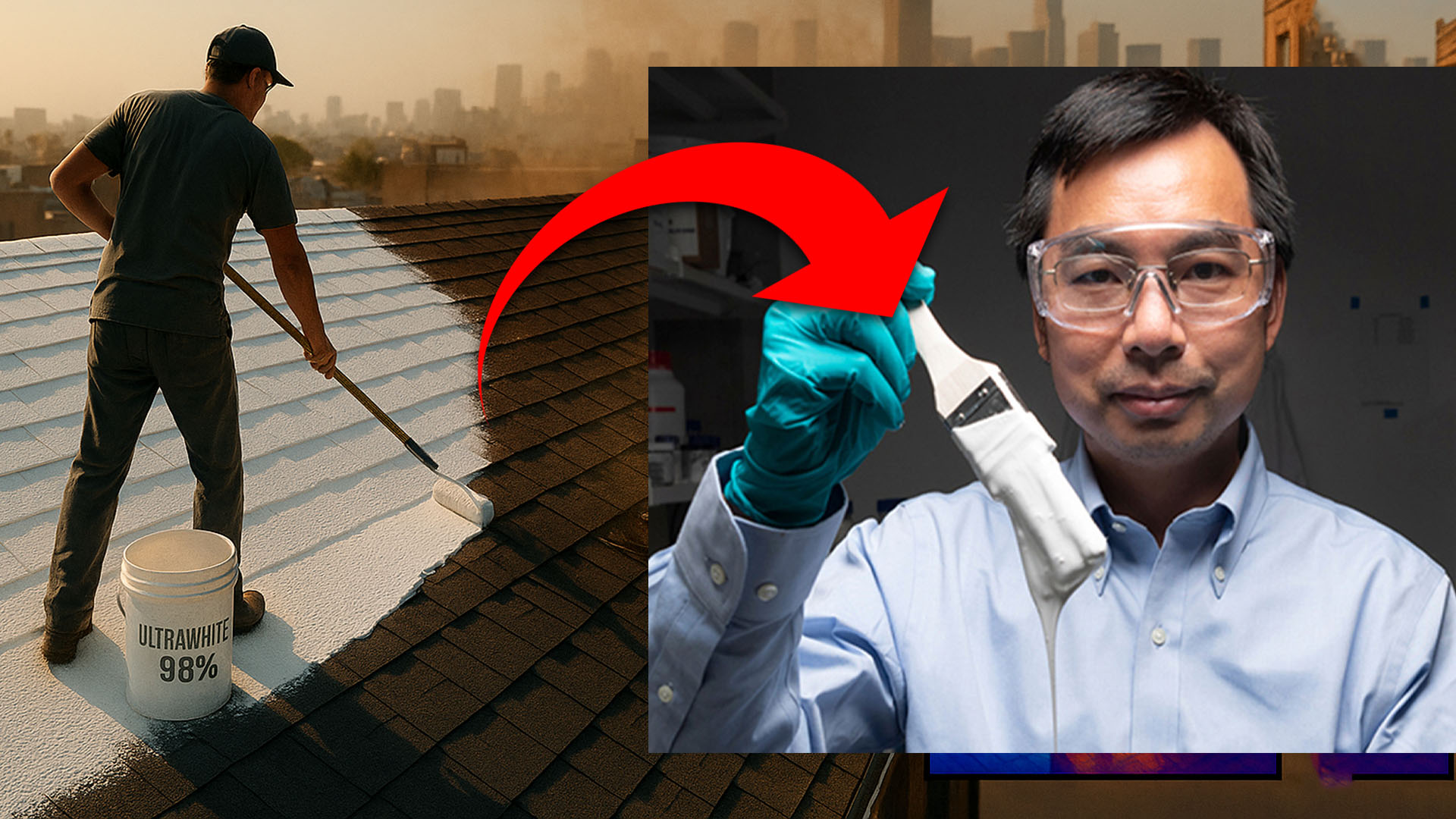 Tinta ultrabranca promete derrubar a temperatura do telhado e cortar uso de ar-condicionado