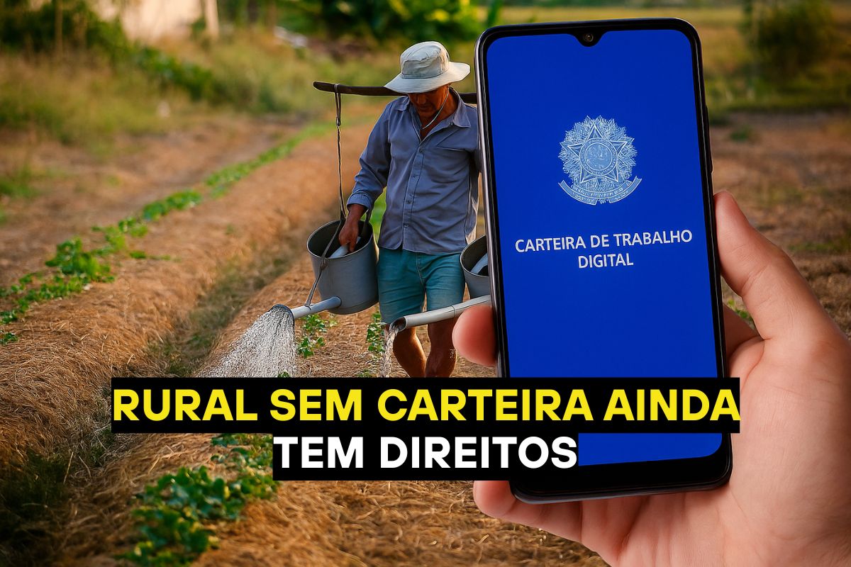 Trabalhador rural sem carteira assinada pode acionar a Justiça do Trabalho, garantir FGTS e tempo no INSS, com direito até à aposentadoria rural.