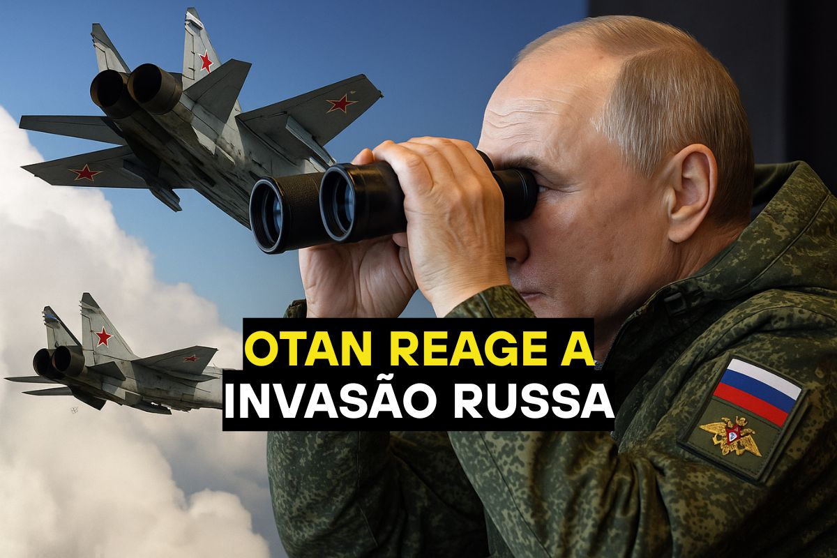 Três MiG-31 russos invadiram o espaço aéreo da Estônia e foram interceptados pela OTAN, elevando tensões militares entre Rússia e aliança