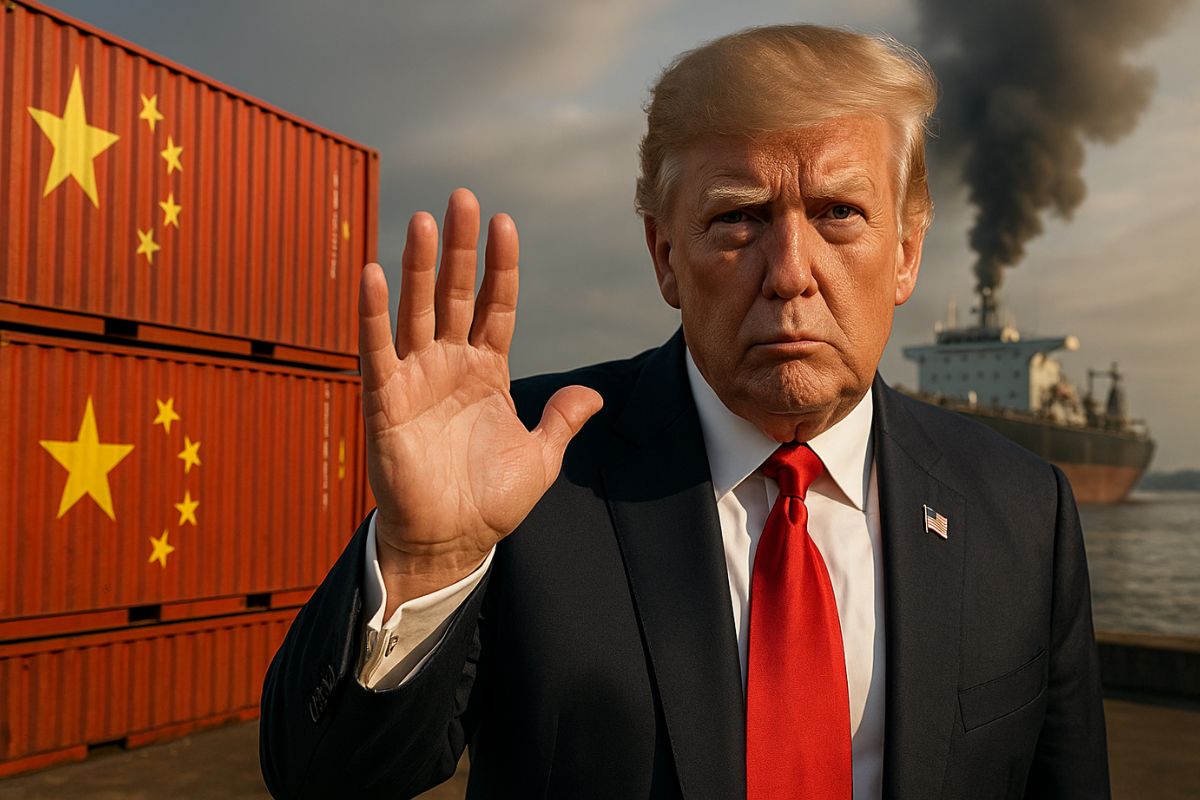 Donald Trump ameaça impor tarifas sobre produtos da China entre 50% e 100% em retaliação ao petróleo da Rússia, ligando a medida à guerra da Ucrânia e buscando apoio do G7 para ampliar a pressão econômica.