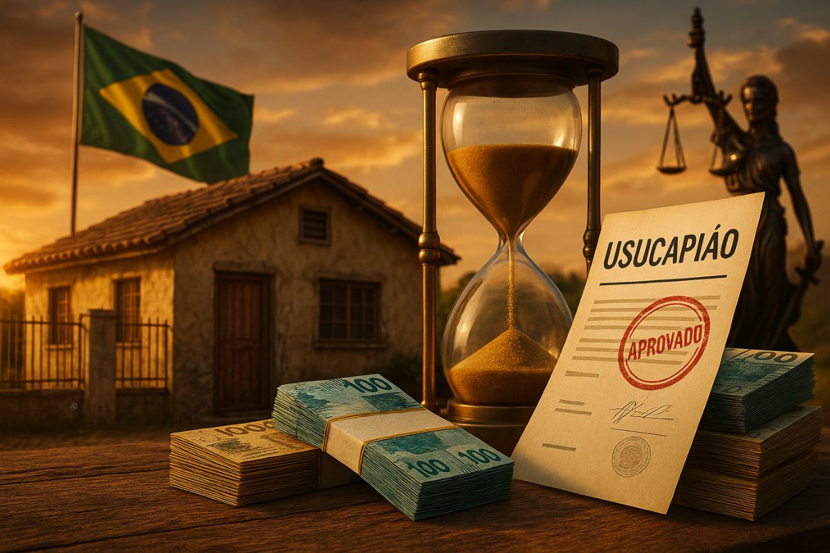 A usucapião pode transformar um imóvel irregular em propriedade legal, mas o processo varia entre 2 e 15 anos, com custos que vão de R$ 10 mil a mais de R$ 20 mil, dependendo do caso e da via escolhida (judicial ou cartório).