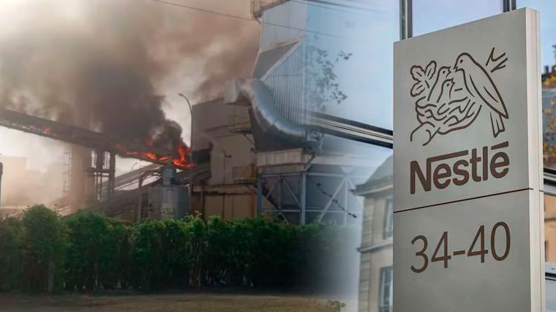VÍDEO: Incêndio atinge fábrica da Nestlé em cidade do interior de SP
