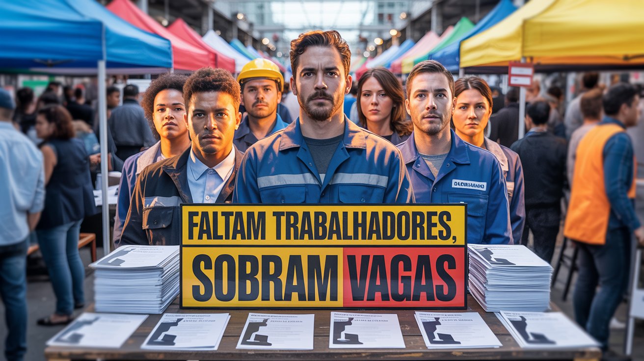 Santa Catarina ativa feirões de emprego para preencher milhares de vagas em indústria, logística e construção civil, mesmo com menor desemprego do país.