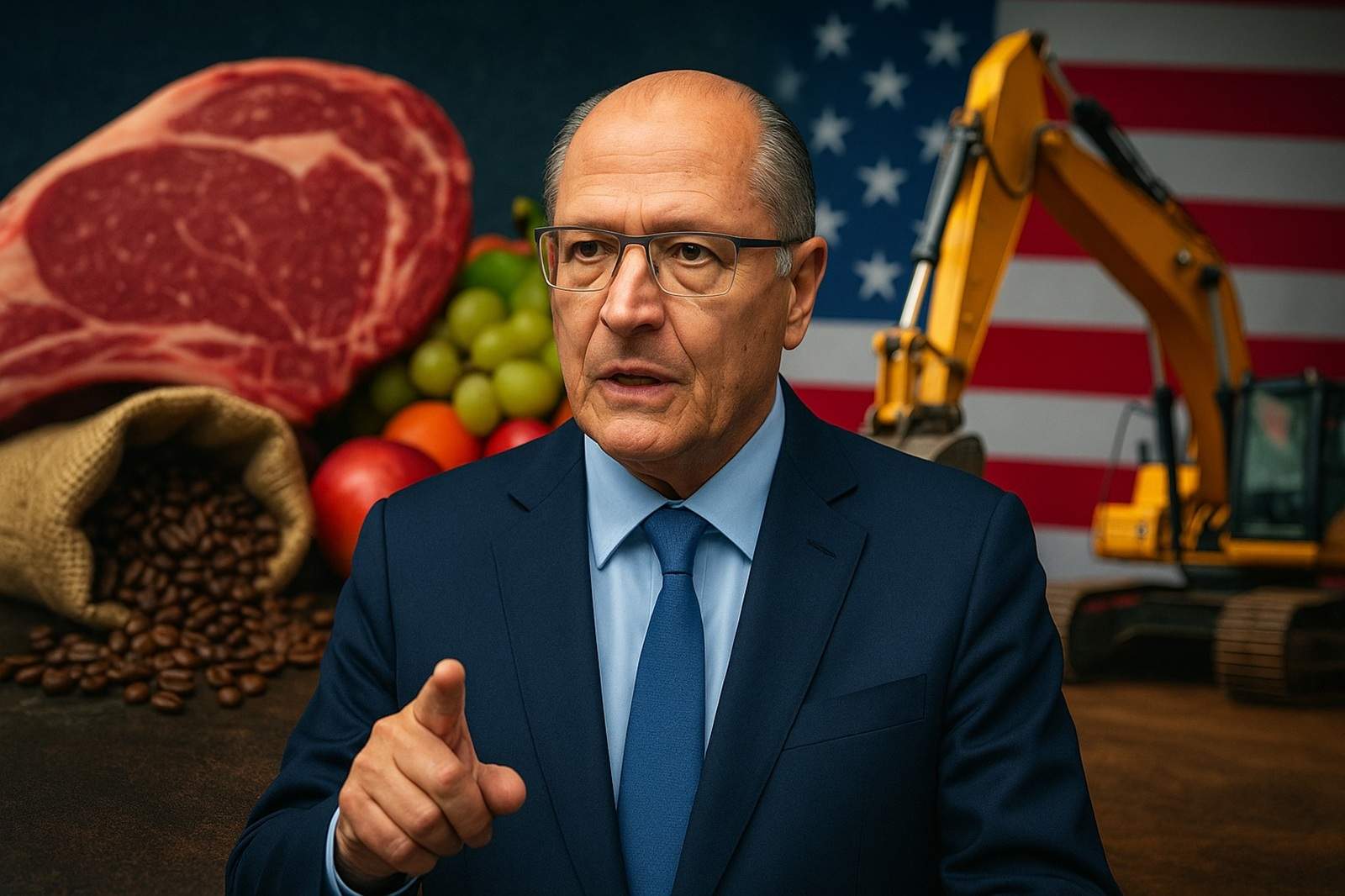 Alckmin vê aceno de Trump a Lula como chance histórica para negociar fim do tarifaço de 50% que atinge carne, café, frutas e máquinas.