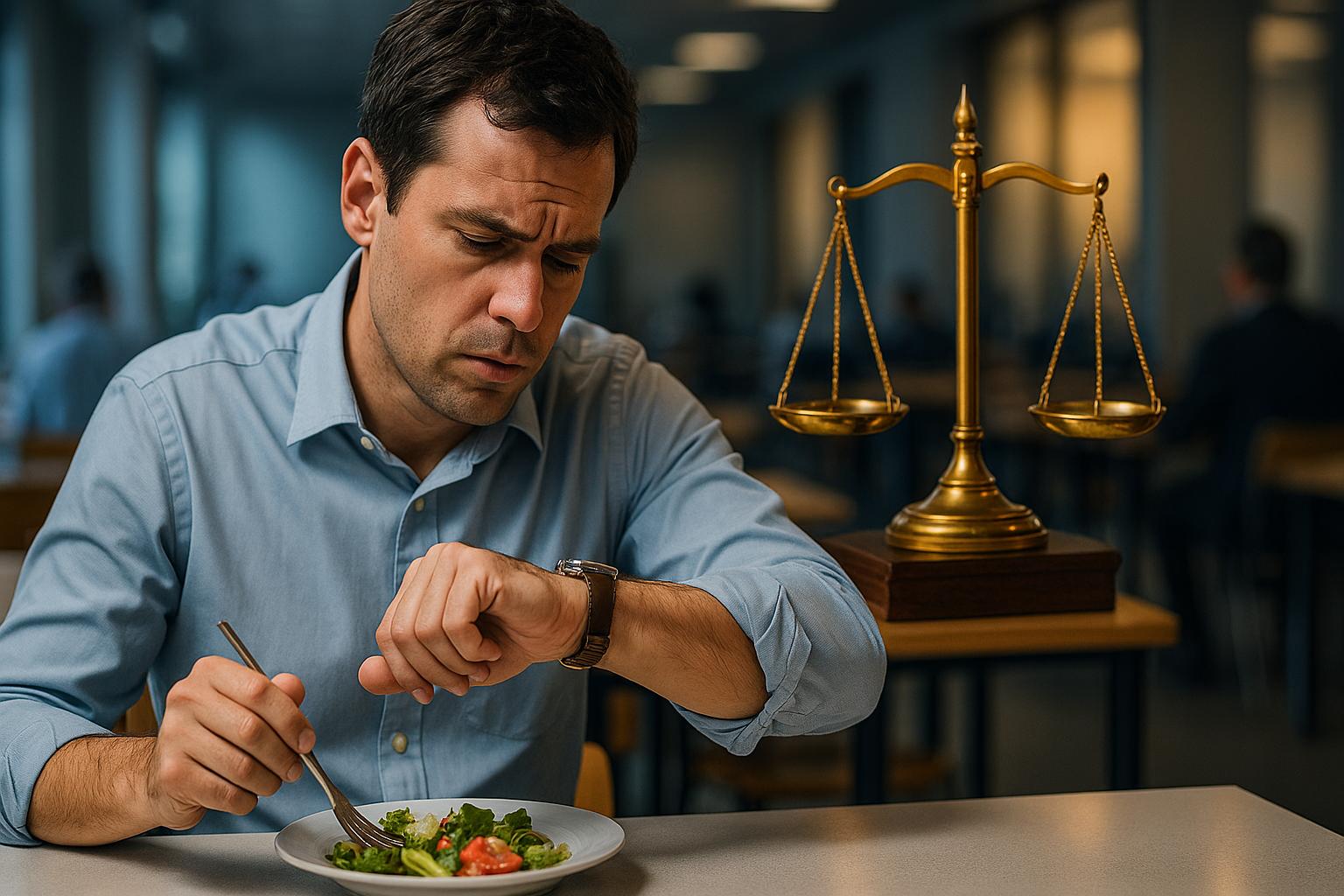 Almoço encurtado sai caro: empresas que dão menos de 1 hora de intervalo devem pagar o tempo suprimido com adicional de 50%, confirma TST