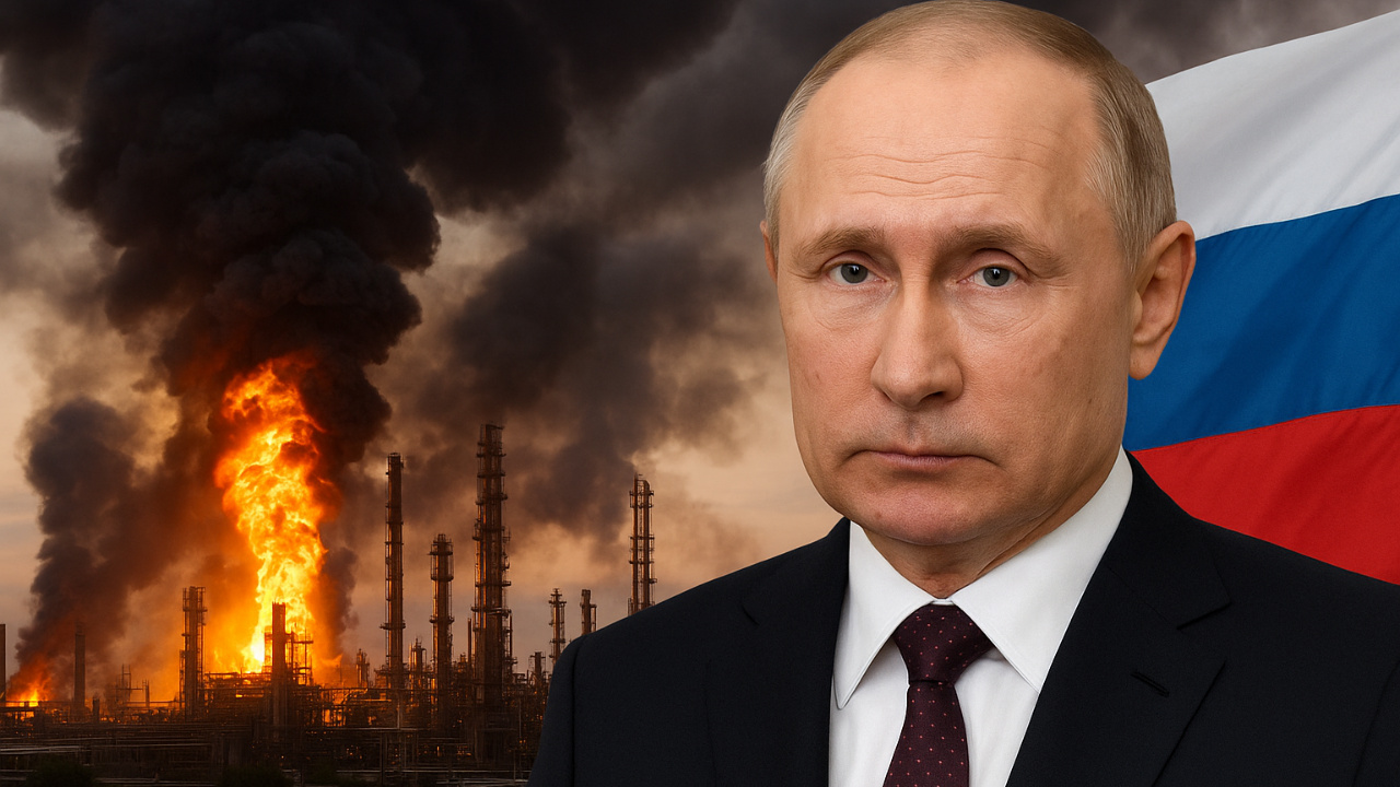 A Rússia prorrogou até o fim do ano a proibição de exportações de gasolina e óleo diesel para conter a escassez causada por ataques ucranianos a refinarias. Situação é crítica na Crimeia. Fonte: IA