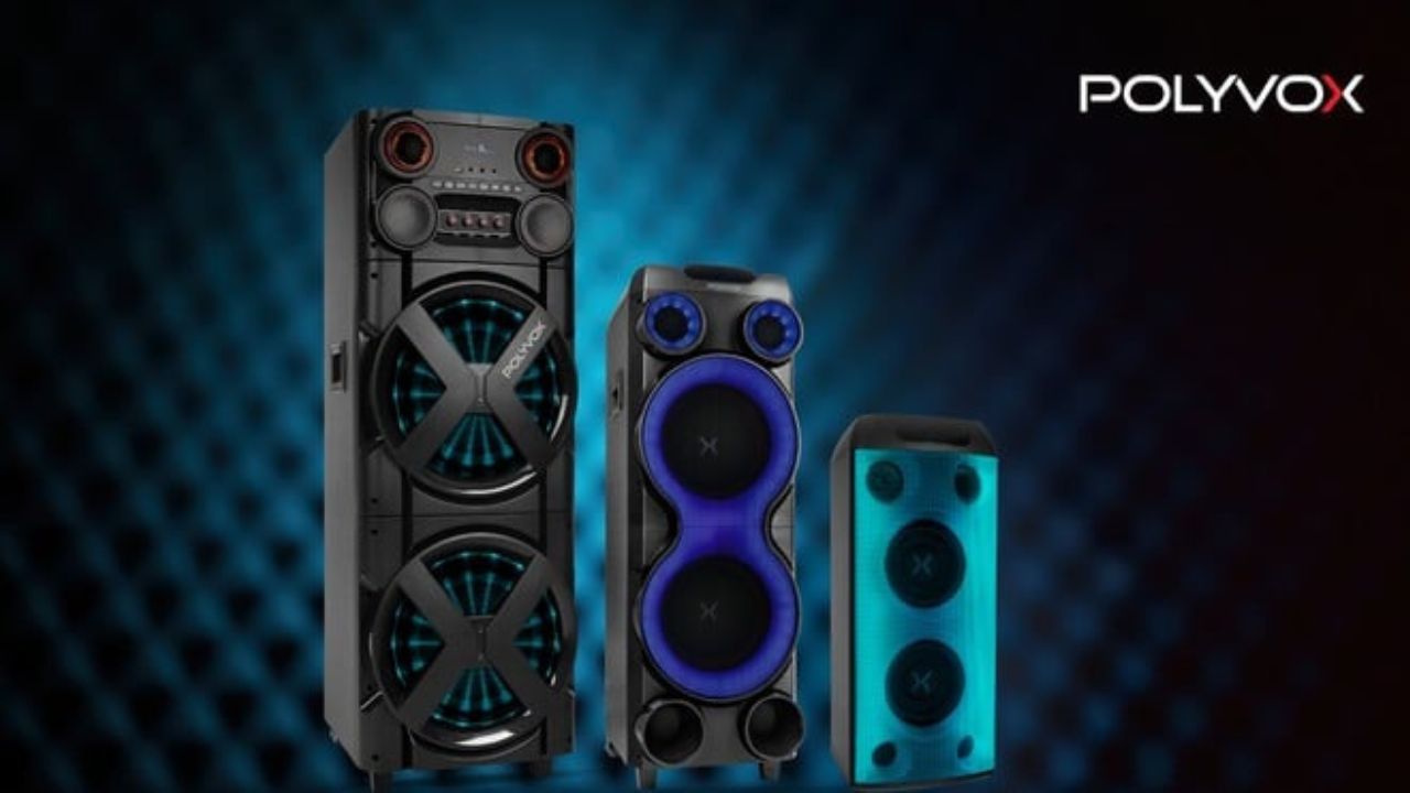 Conheça os novos modelos de caixas de som Polyvox XT-2210T, 2025T e 665T, com Bluetooth 5.3, LED sincronizado e compatibilidade com aplicativo ControlOne.