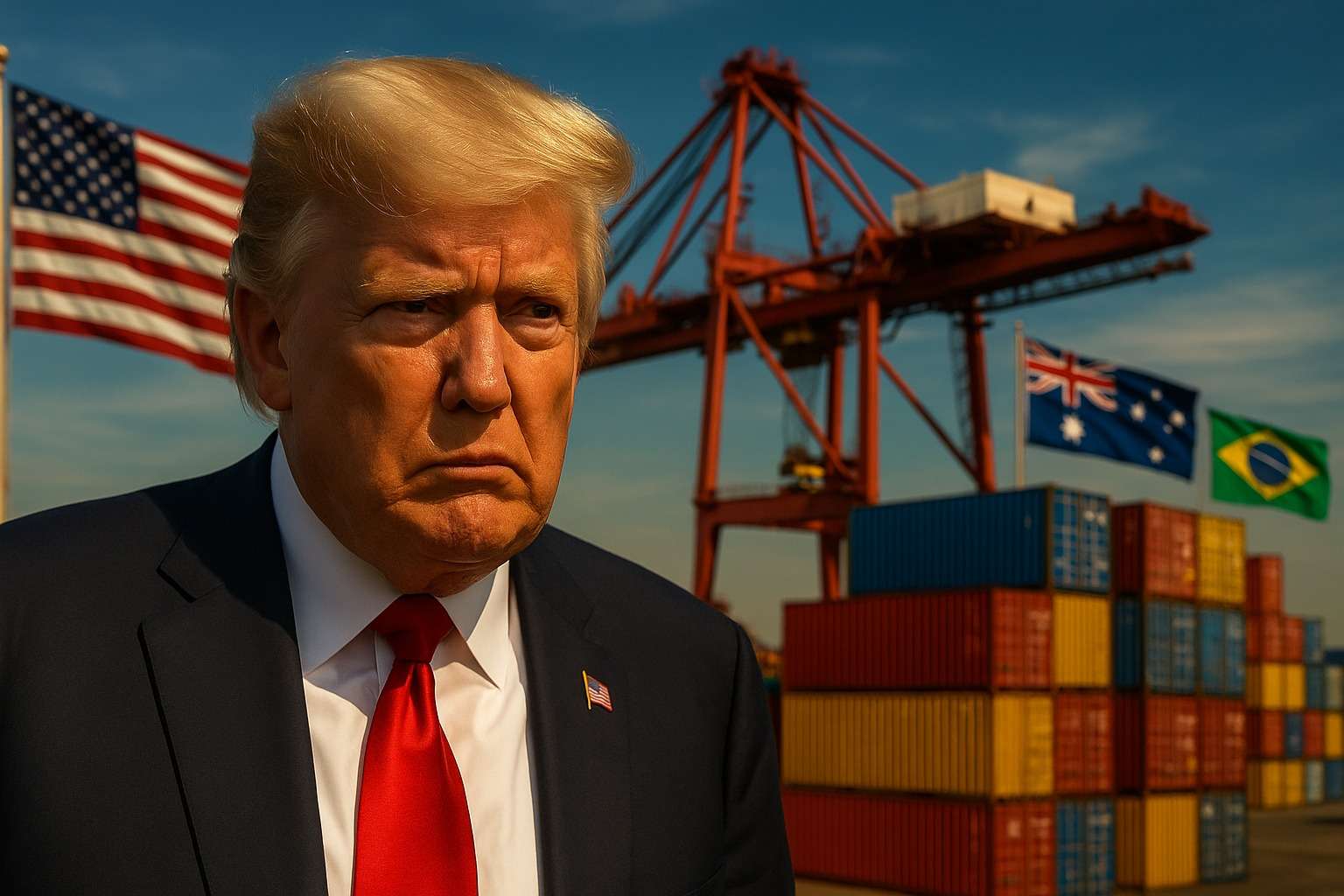 A guerra tarifária de Trump derrubou exportações dos EUA para a China. Austrália cresce no mercado e Brasil lidera com 2,41 milhões de toneladas.