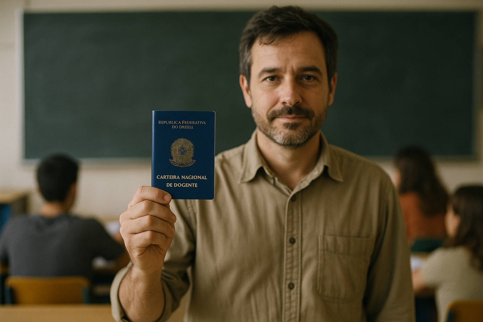 Carteira Nacional do Professor anunciada pelo MEC em 2025.