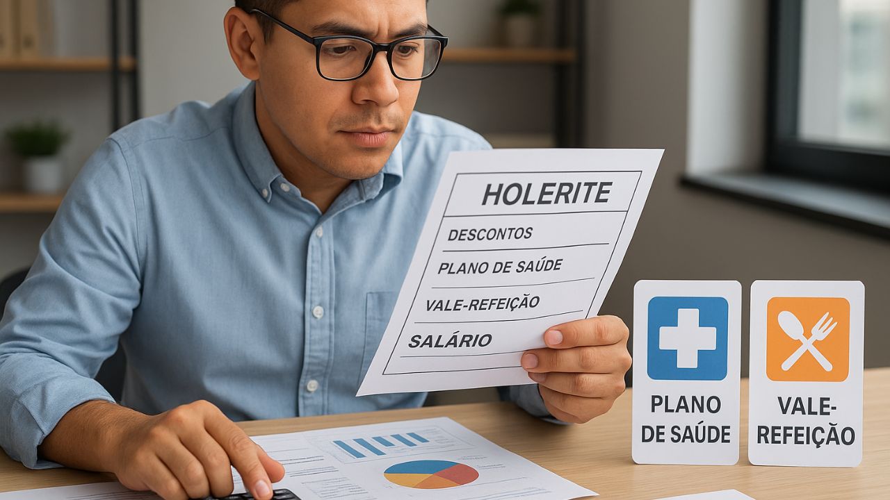 Descubra o que a CLT diz sobre desconto no salário por plano de saúde e vale-refeição. Veja regras, limites e direitos do trabalhador.