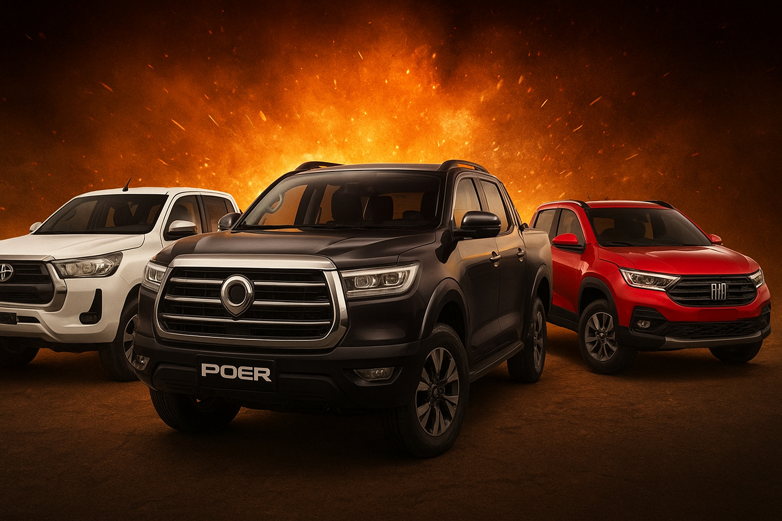 GWM Poer chega para desafiar Hilux e Rampage: comparativo explosivo entre as pickups de luxo