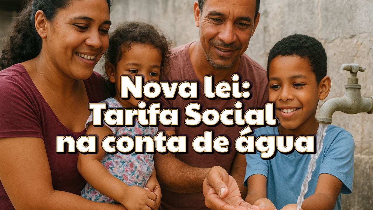 Nova lei pode criar tarifa social na conta de água, beneficiando famílias de baixa renda e agricultores. Câmara já avalia proposta.