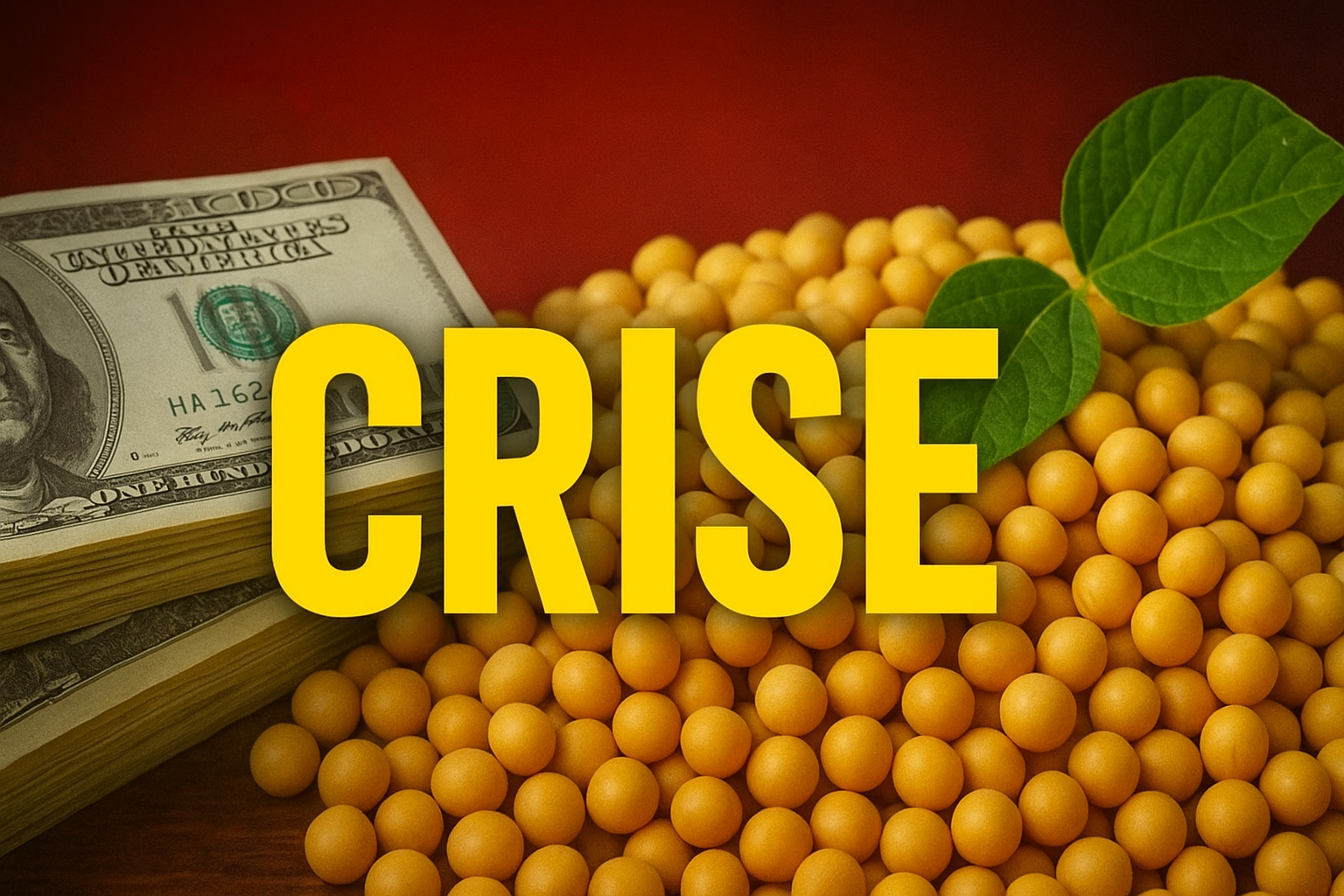 Queda do dólar trava negociações da soja no Brasil e pressiona agronegócio