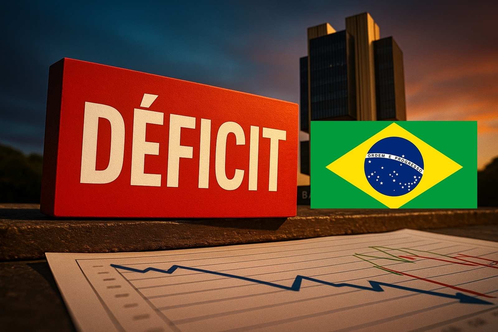 Relatório do Banco Central mostra déficit de R$ 6 milhões nas estatais em agosto e estabilidade da dívida bruta em 77,5% do PIB.