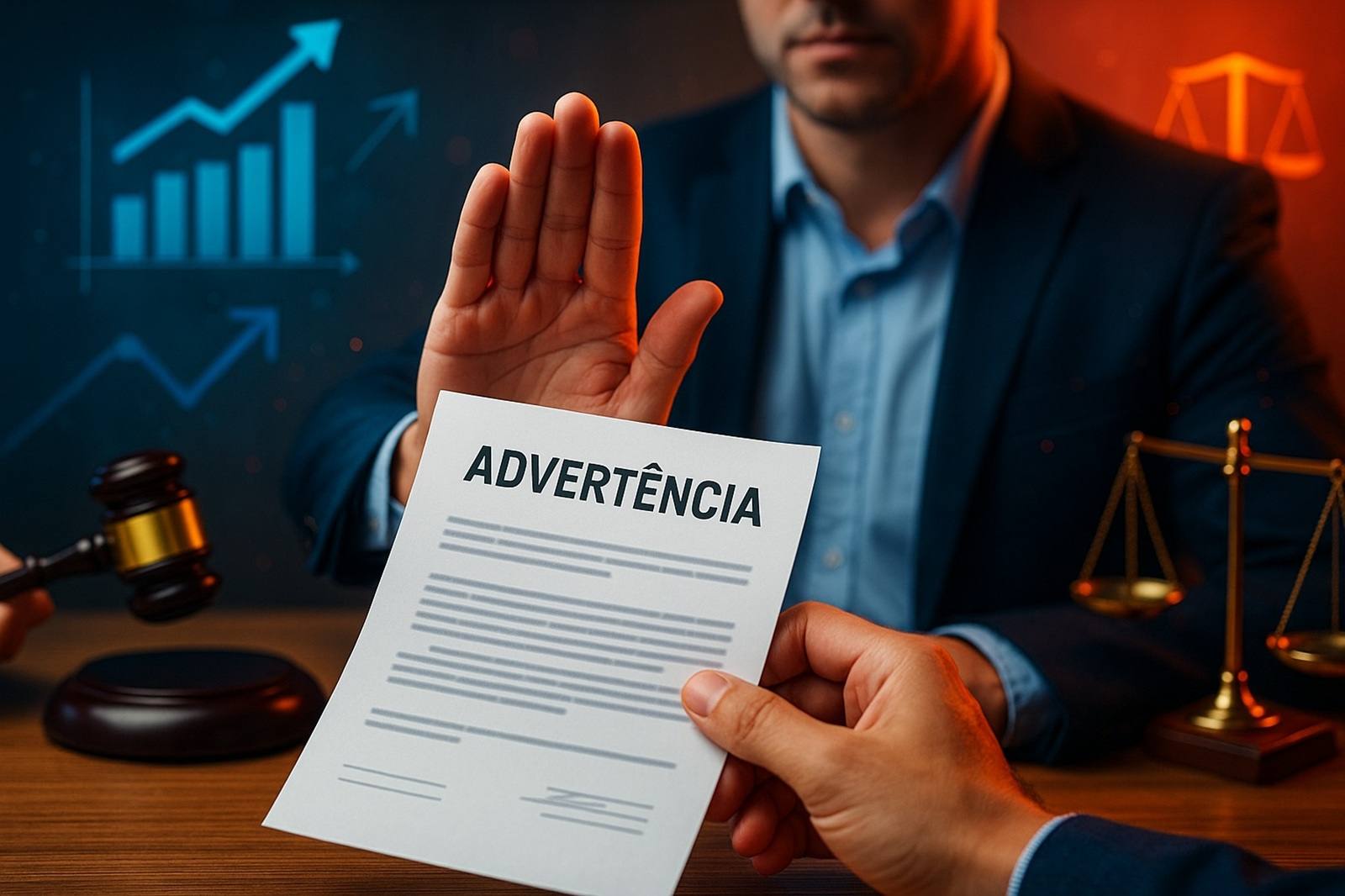 Saiba se o trabalhador é obrigado a assinar advertência, o que acontece na recusa, como funcionam testemunhas e decisões da Justiça.