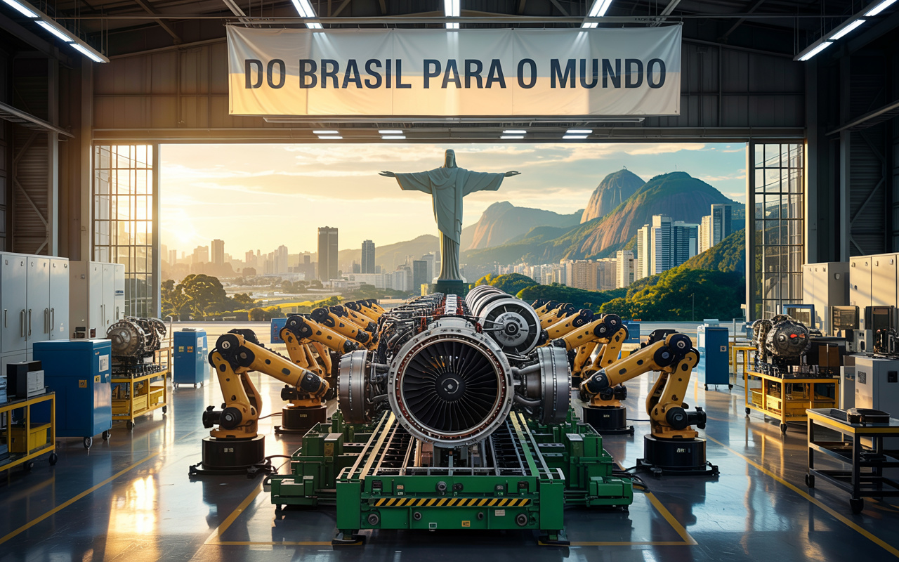 Do Brasil para o mundo: Rio de Janeiro vira polo de manutenção da aviação com nova fábrica da GE de R$ 430 milhões que dobrará produção de motores para 1.200 por ano