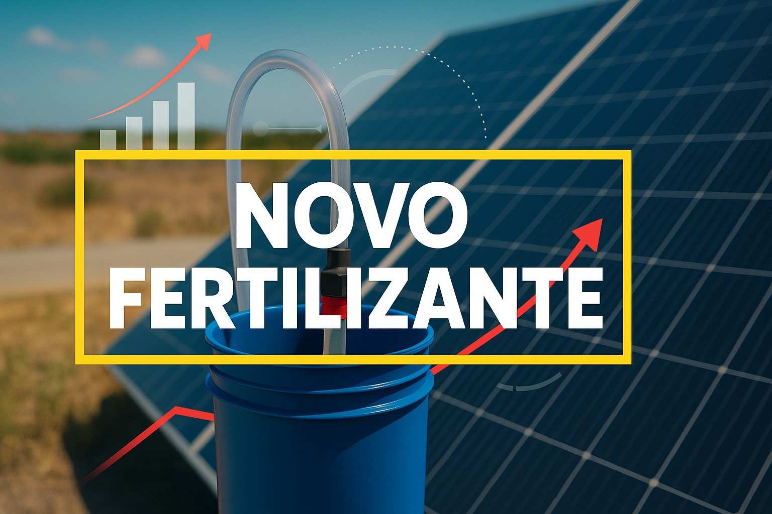 Tecnologia converte urina em fertilizante usando energia solar, melhora eficiência em 60% e oferece solução sustentável para agricultura
