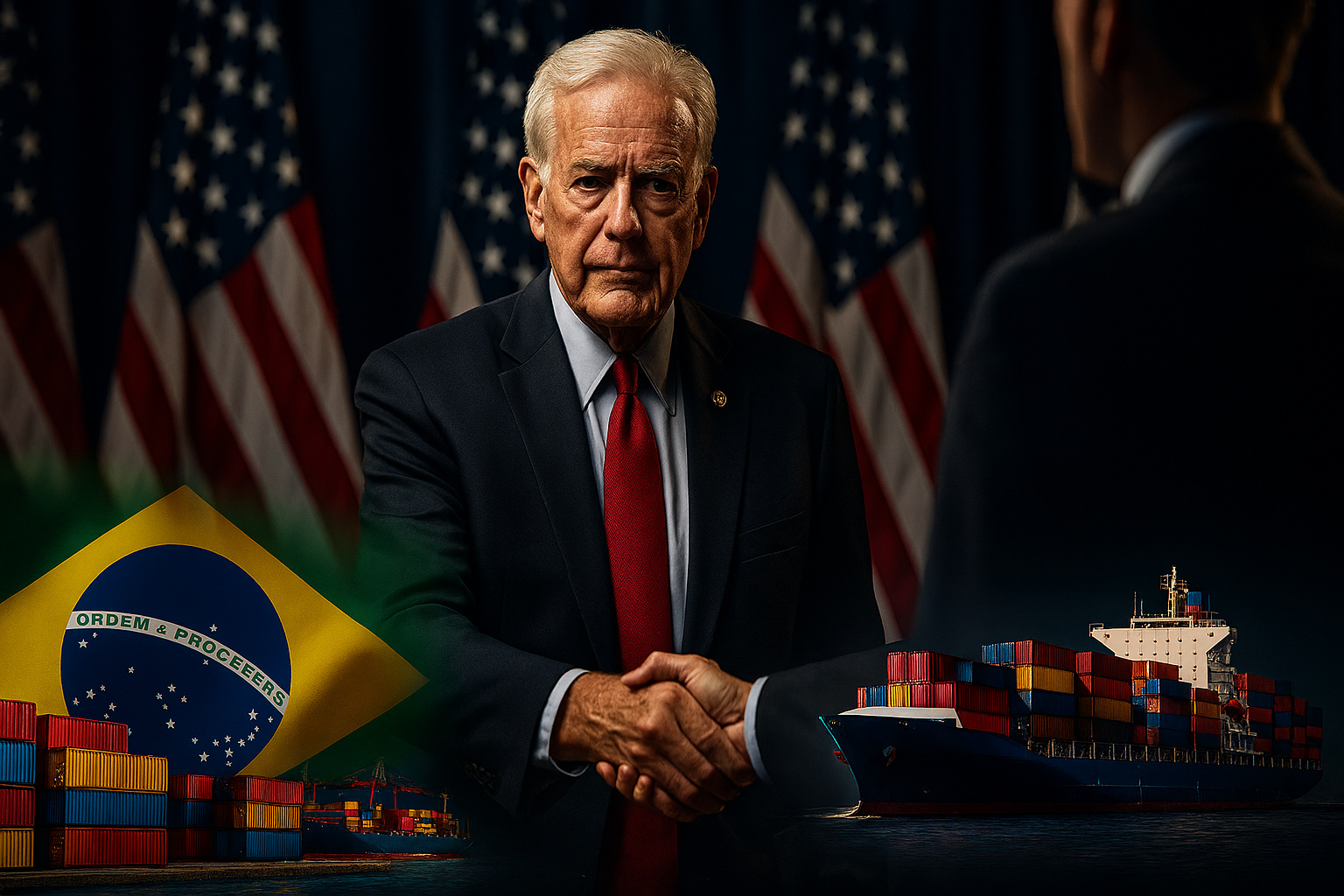 Senador aliado de Trump surpreende e se une a democratas em projeto para barrar tarifaço contra o Brasil que ameaça exportações bilionárias