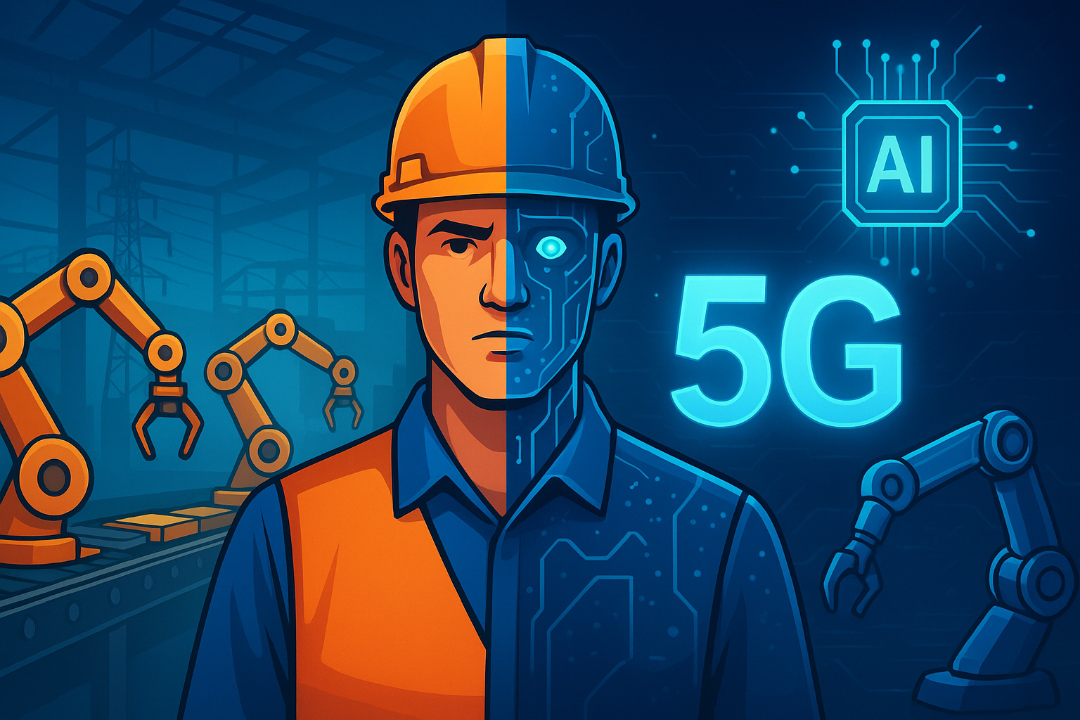 5G e IA estão transformando a indústria: o técnico vai desaparecer ou se reinventar?