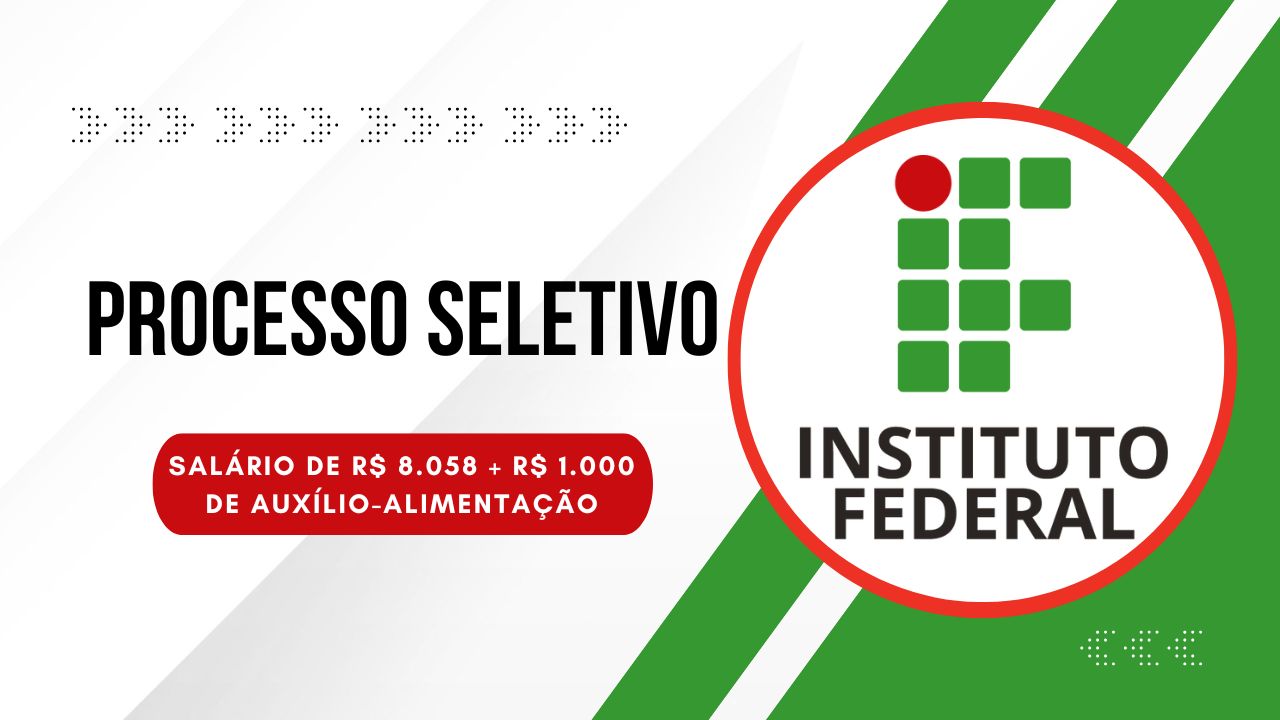 O Instituto Federal (IFG Goiânia) oferece 6 vagas para professores substitutos em diversas áreas, com salários de até R$ 8.058, carga horária de 20 a 40h, benefícios e inscrições até 1º de outubro.