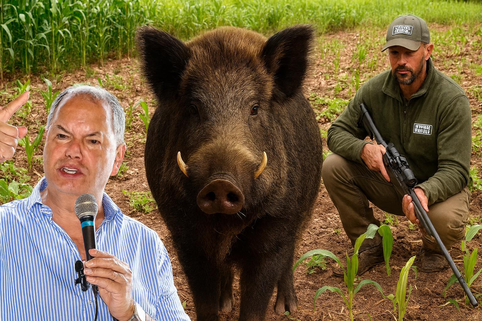"Caçadores devem ser bonificados”: deputado crie projeto de lei para tirar do Ibama o controle sobre javalis e