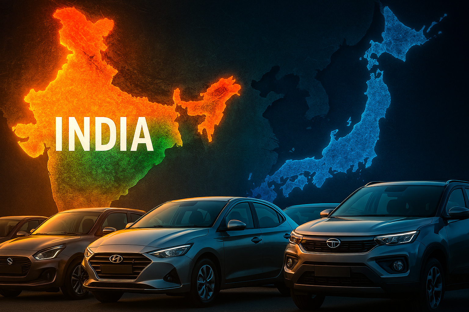 Índia já superou o Japão em vendas de carros e disputa o posto de 3º maior mercado automotivo do mundo: veja quais marcas lideram a revolução