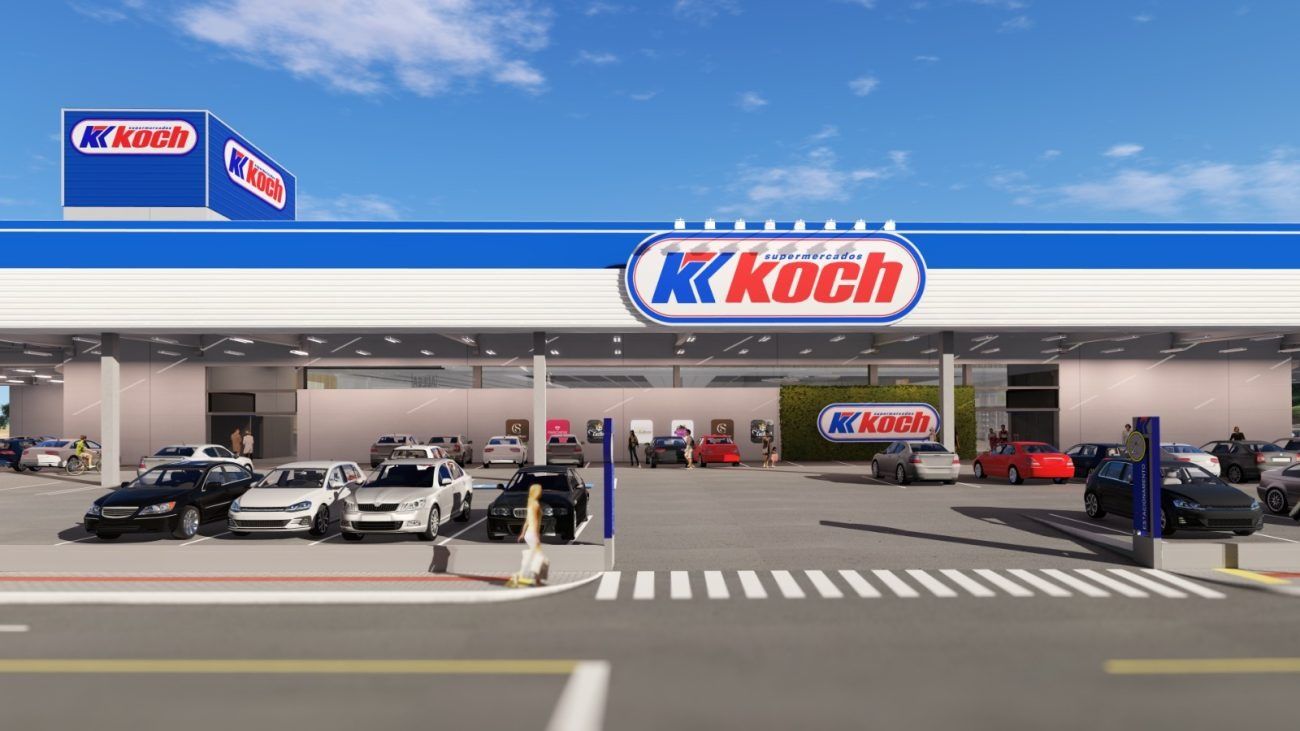 Grupo Koch abre supermercado gigante em Camboriú com 7.300m², estacionamento amplo, 32 checkouts e 450 empregos diretos e indiretos em SC.