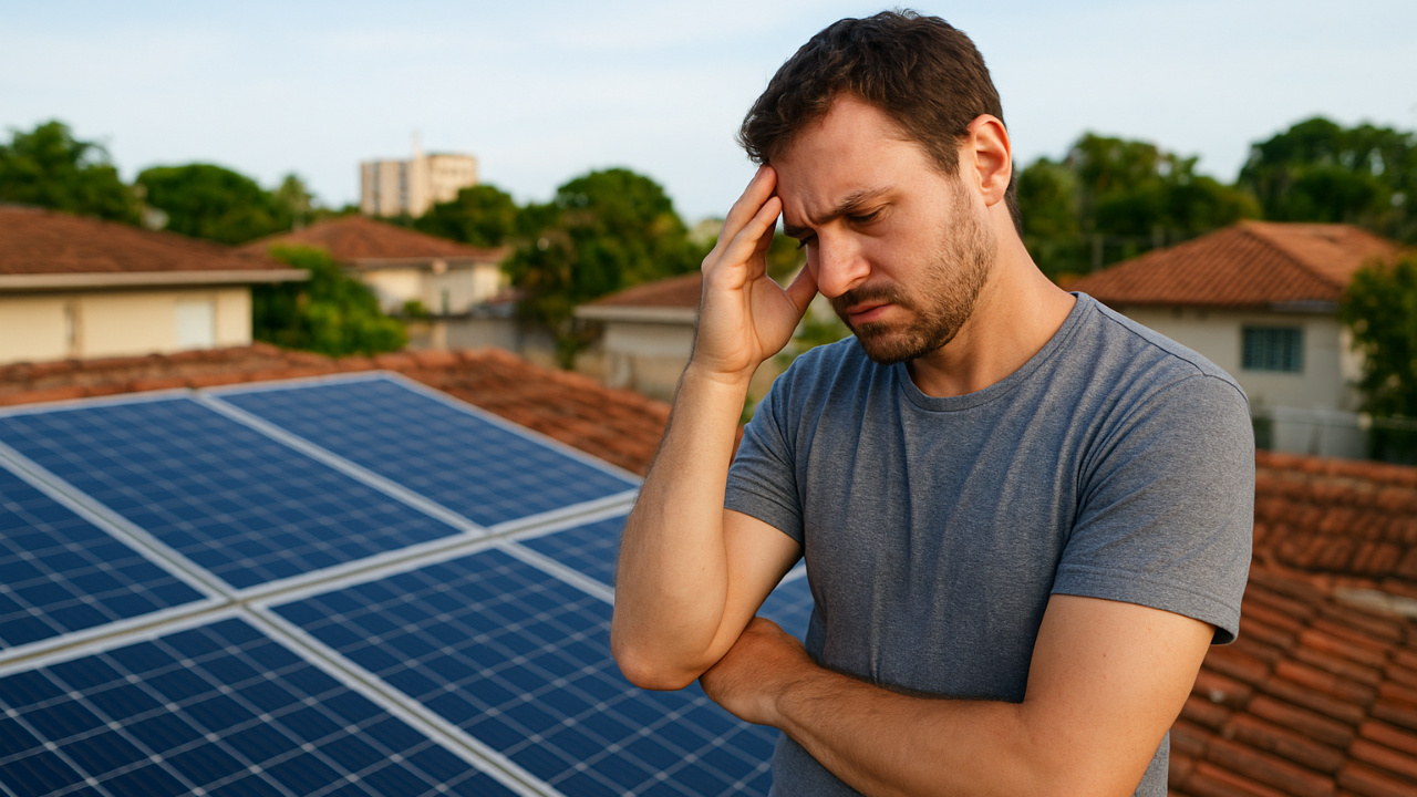 Aprovada em setembro de 2025, a medida provisória sobre energia solar pode reduzir os retornos de pequenos produtores, trazendo insegurança para consumidores e investidores do setor. Fonte: IA