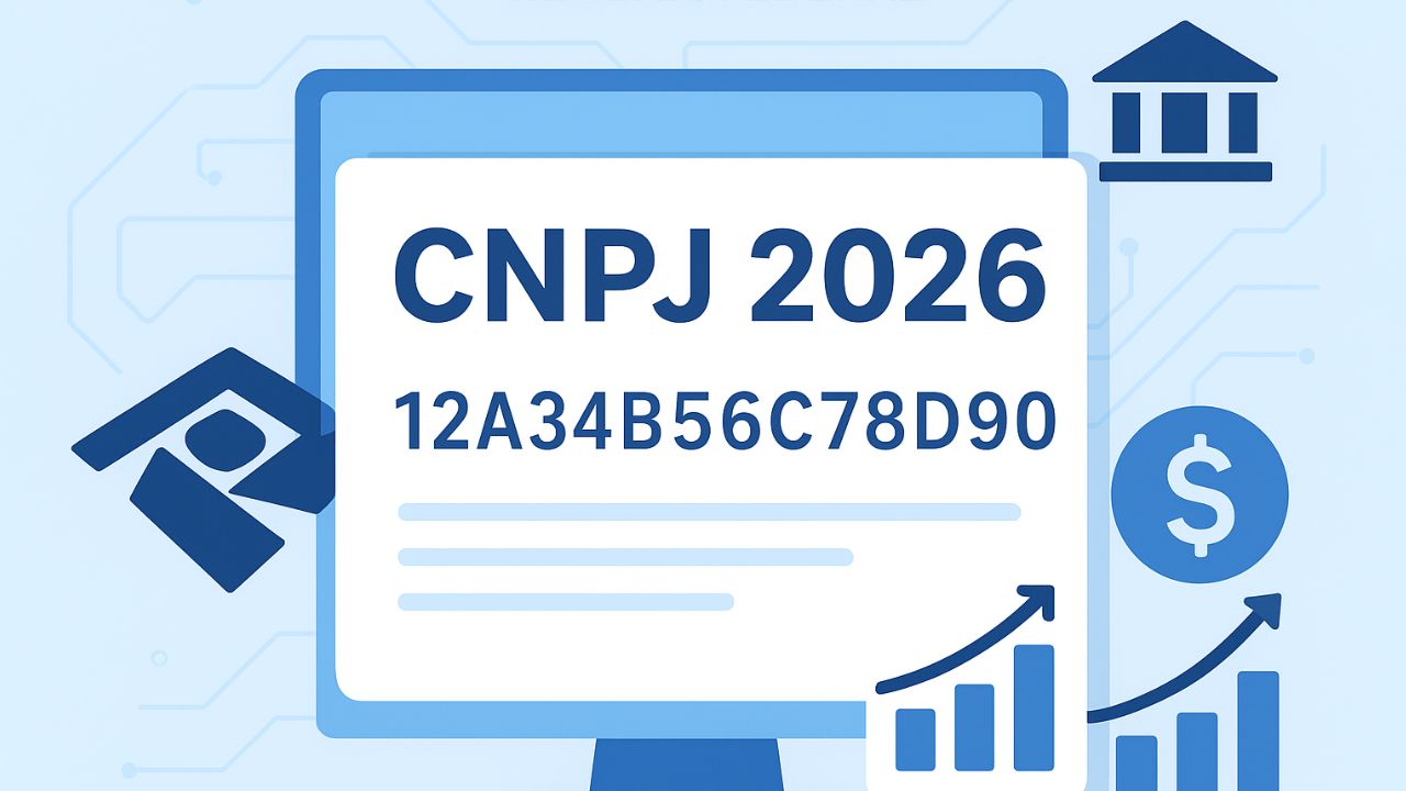 A Receita Federal anunciou a mudança no CNPJ para 2026. O novo modelo terá dígito verificador adaptado e integra a reforma tributária.