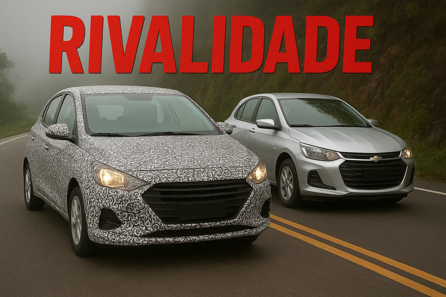 Novo Hyundai HB20 2027 chega com mudanças que podem transformar o Chevrolet Onix – vale a espera?