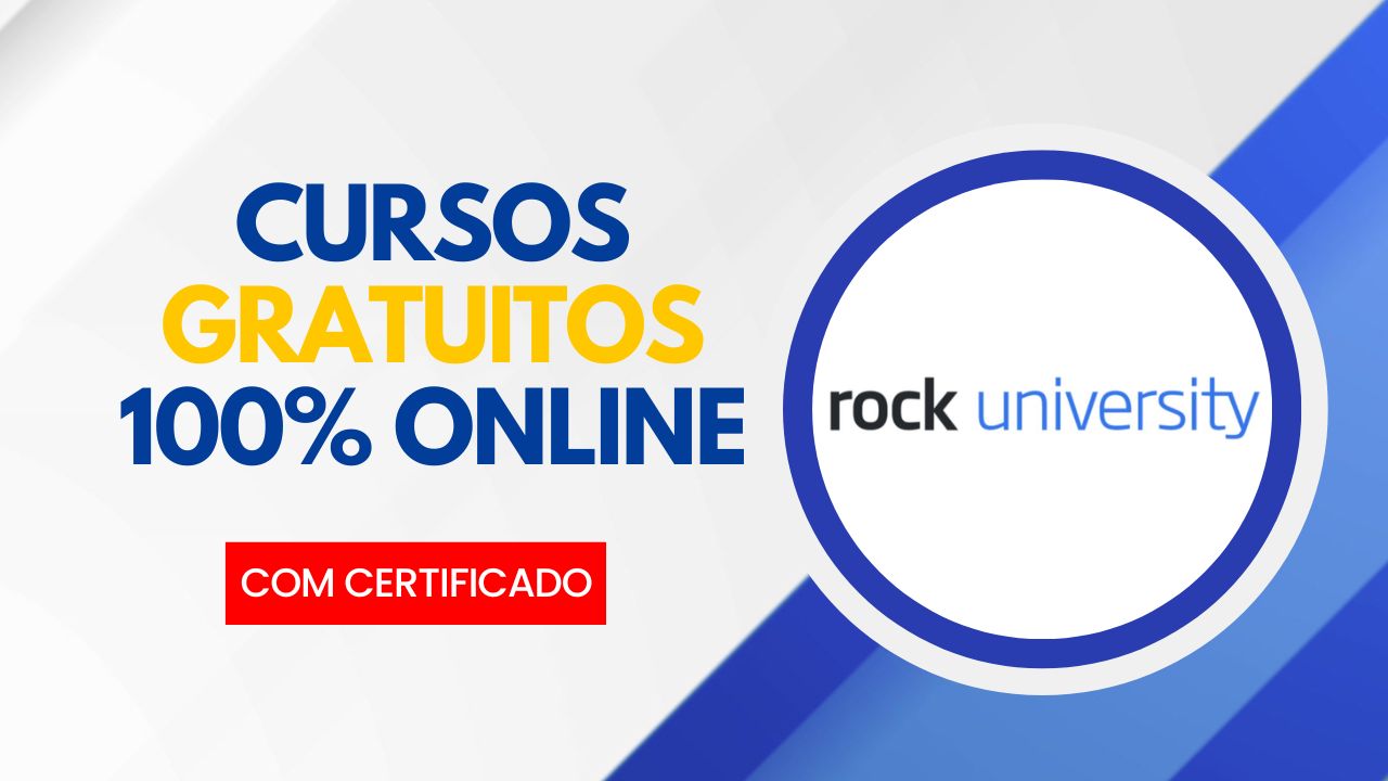 Aproveite os cursos gratuitos da Rock University e aprenda sobre Customer Experience, Inbound Marketing, Social Media e Roteiro de Vídeos.