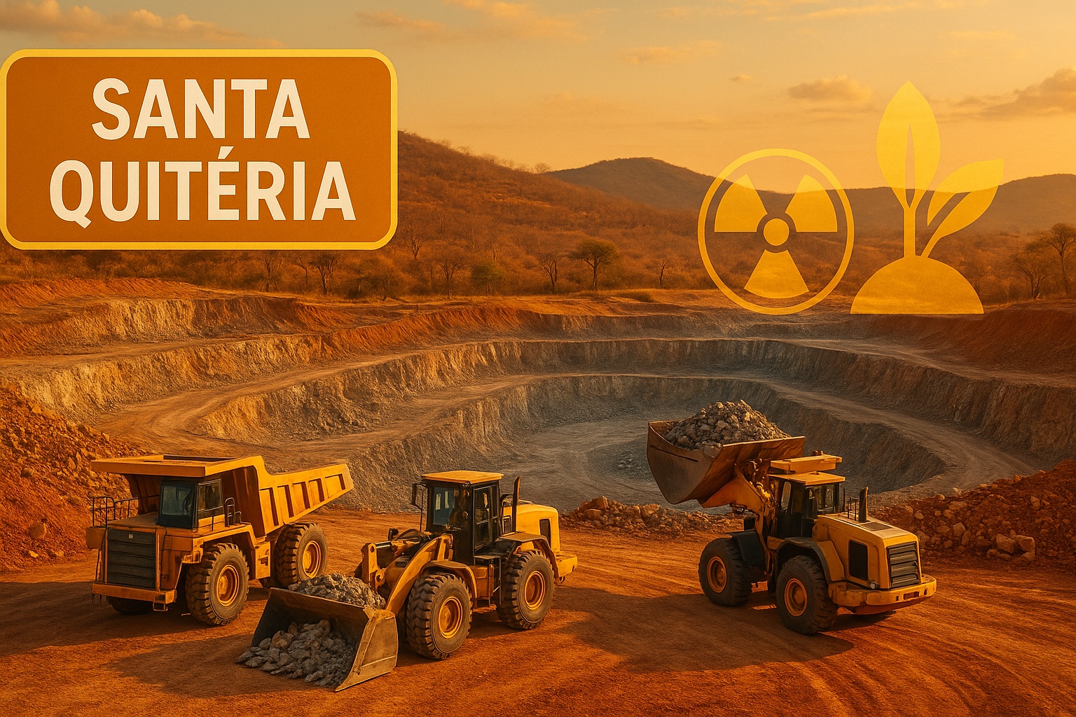 Santa Quitéria, no sertão cearense, será o único município brasileiro a explorar urânio e fosfato em conjunto, com meta de 240 mil toneladas anuais