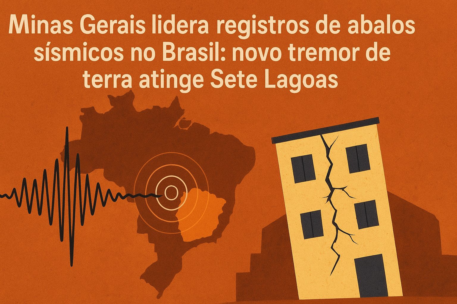 Minas Gerais lidera registros de abalos sísmicos no Brasil: novo tremor de terra atinge Sete Lagoas