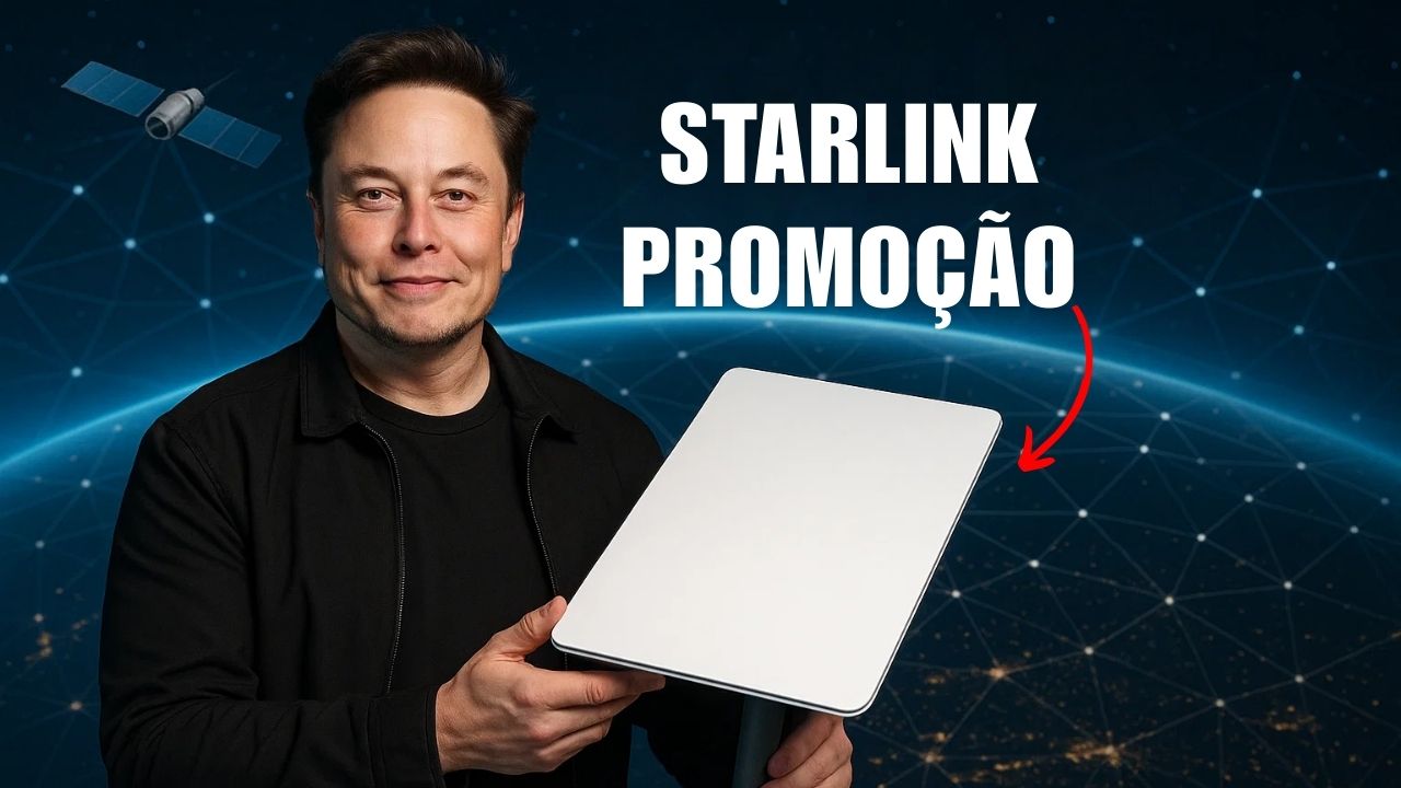 Promoção inédita no Brasil: antena da Starlink saindo por R$ 941, menor preço já registrado. Saiba como funciona o kit, planos disponíveis e se vale o investimento.